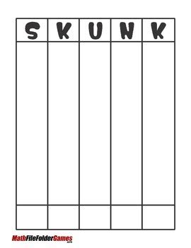 skunk math game|monkey math.